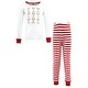 preview thumbnail 2 of 0, Hudson Baby Toddler Cotton Pajama Set, Santas Reindeer 2T
