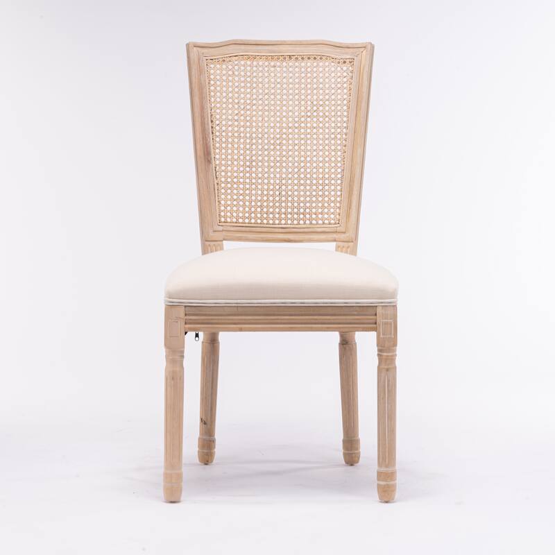 Modern Set of 2 Square Back Dining Chair