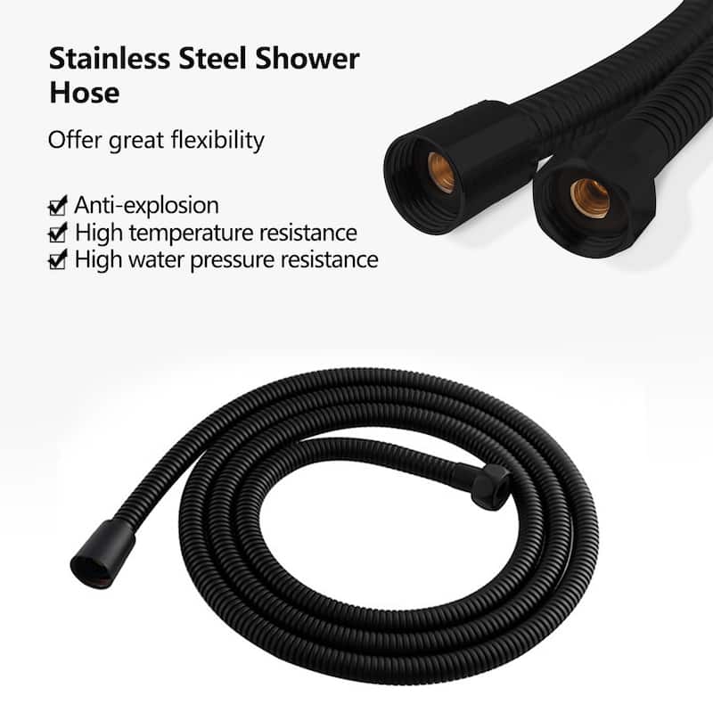Topcraft Floor Mounted Bathtub Filler with Handheld Showerhead