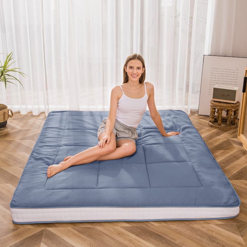 Padded Japanese Roll Up Floor Futon Mattress