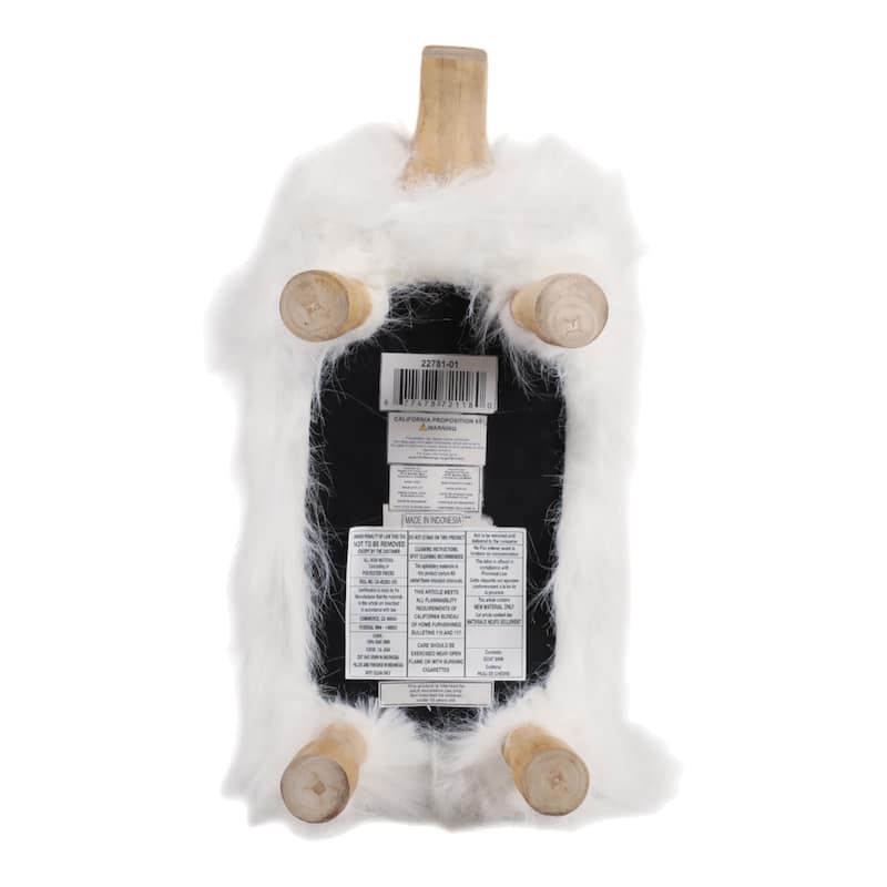 Fabric Wood Figurine with Casual Style and Decorative Wooden Accent