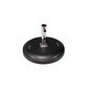 preview thumbnail 6 of 4, Rye Studio Concrete Round Umbrella Base w/Wheels featuring Leather Sense