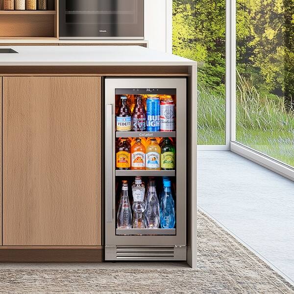 Ca'Lefort 15 Inch Beverage Cooler Refrigerator Soda Drink Mini Fridge 15 In 100 Cans 12 Oz Ca'Lefort 15 Inch Beverage Cooler Refrigerator Soda Drink Mini Fridge 15 In 100 Cans 12 Oz
