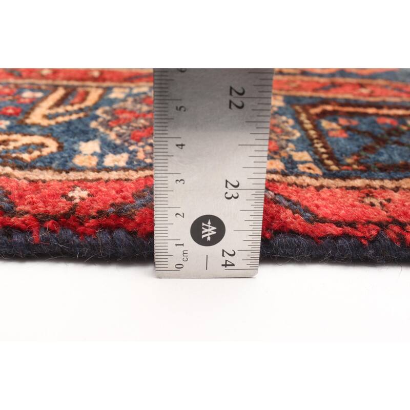 ECARPETGALLERY Hand-knotted Anadol Red Wool Rug - 4'2 x 6'9