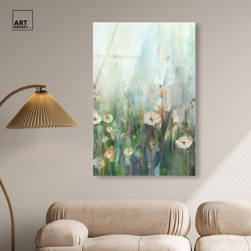Harmony Green II Acrylic by Art Remedy, Ready to Hang
