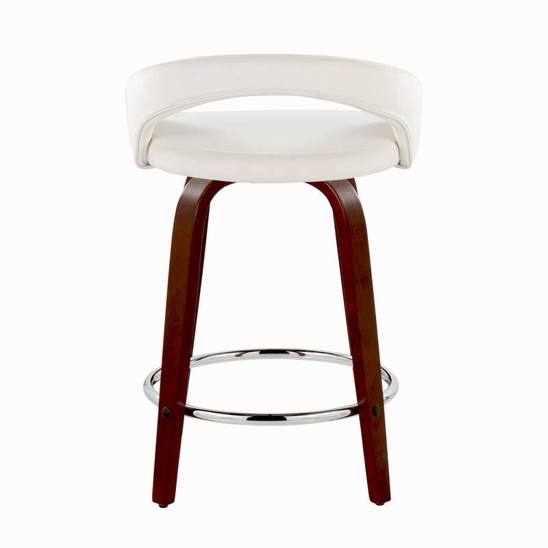 Grotto Upholstered 24" Fixed-Height Counter Stool - Set of 2