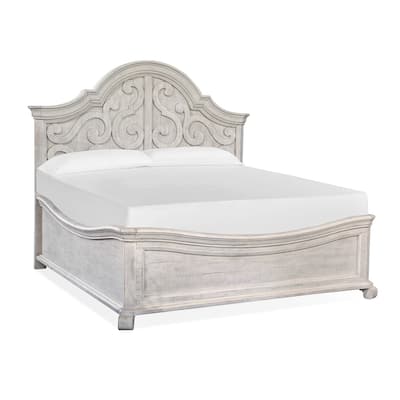 Magnussen Home Bronwyn Alabaster Shaped Panel Bed