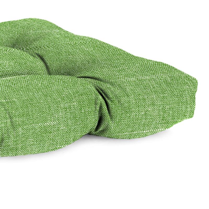 44" x 18" Contoured Outdoor Wicker Bench Cushion - 18'' L x 44'' W x 4'' H