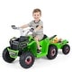 preview thumbnail 4 of 26, Gymax Kids Electric ATV Car 6V Battery-Powered Ride on Toy w/Removable Green