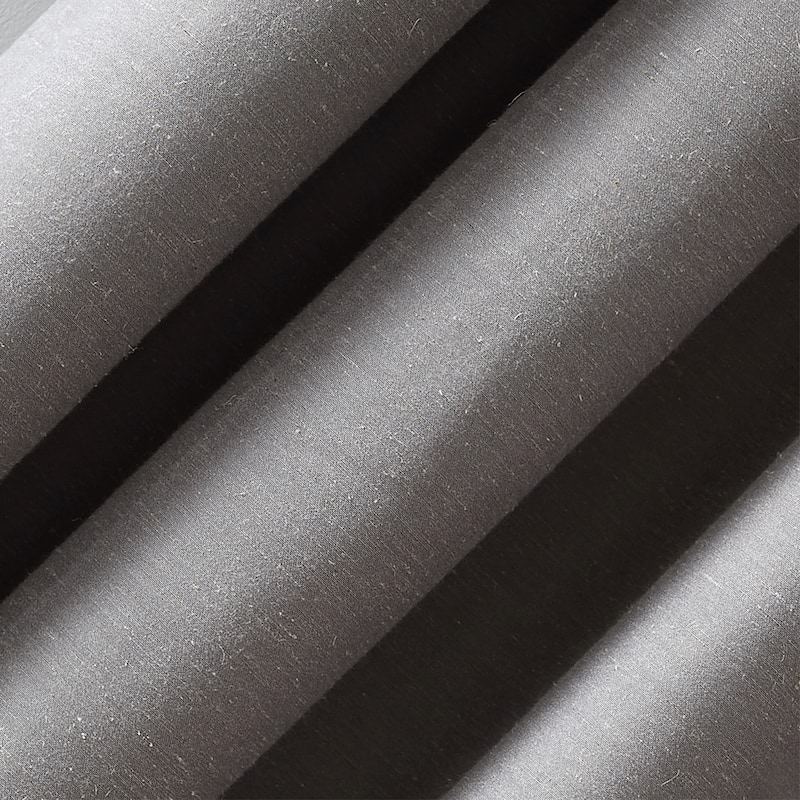 Archaeo Linen Blend Blackout Grommet Top Curtain, Single Panel