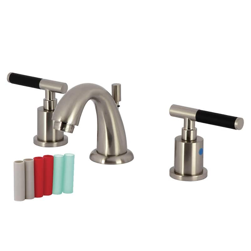 Kingston Brass KB891.CKL Kaiser 1.2 GPM Widespread Bathroom Faucet - Brushed Nickel