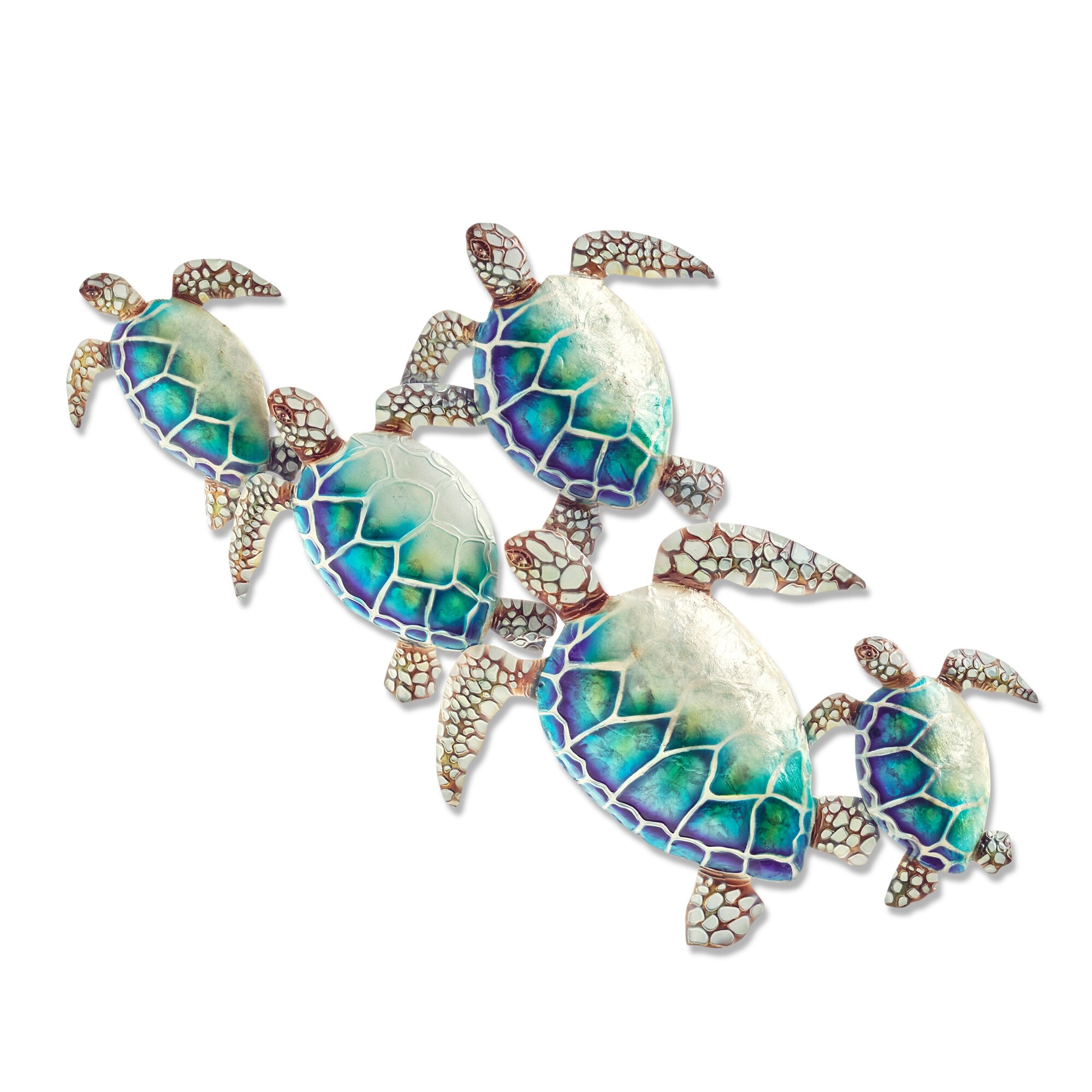 Shop Sea Turtle Wall Decor Group Of Five 2 X 29 X 23 Overstock