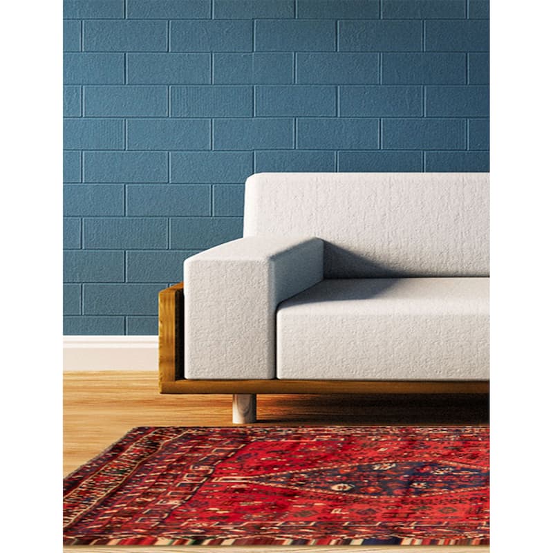 ECARPETGALLERY Hand-knotted Melis Red Wool Rug - 6'9 x 10'5