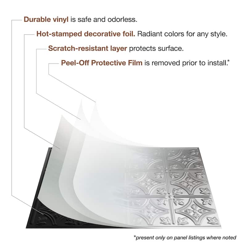 FASÄDE Monaco Decorative Vinyl Backsplash Panel