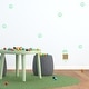 preview thumbnail 3 of 4, Walplus Peel and Stick Wall Sticker Glow In The Dark Dog Paw Print