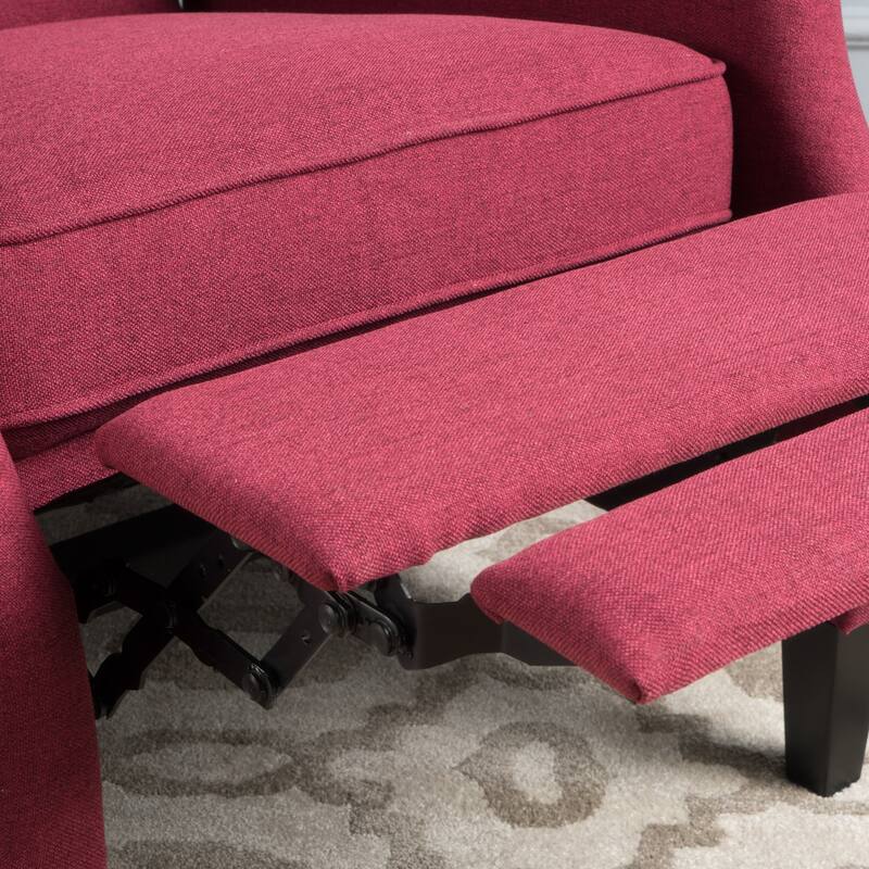 Wescott Wingback Pushback Recliner by Christopher Knight Home