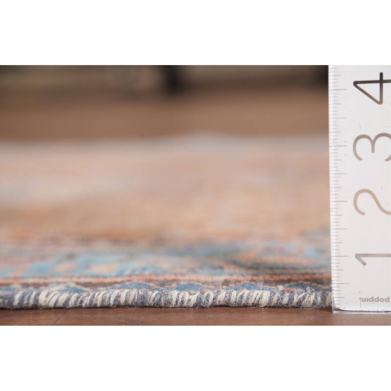 Distressed Botemir Persian Vintage Rug Handmade Wool Carpet - 3'6" x 4'11"