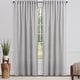 preview thumbnail 31 of 29, Chanasya Textured Kitchen Bedroom Semi-Sheer Window Curtain Panel Pair (Set of 2)