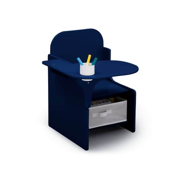 slide 2 of 21, MySize Chair Desk with Storage Bin - Greenguard Gold Certified Blue
