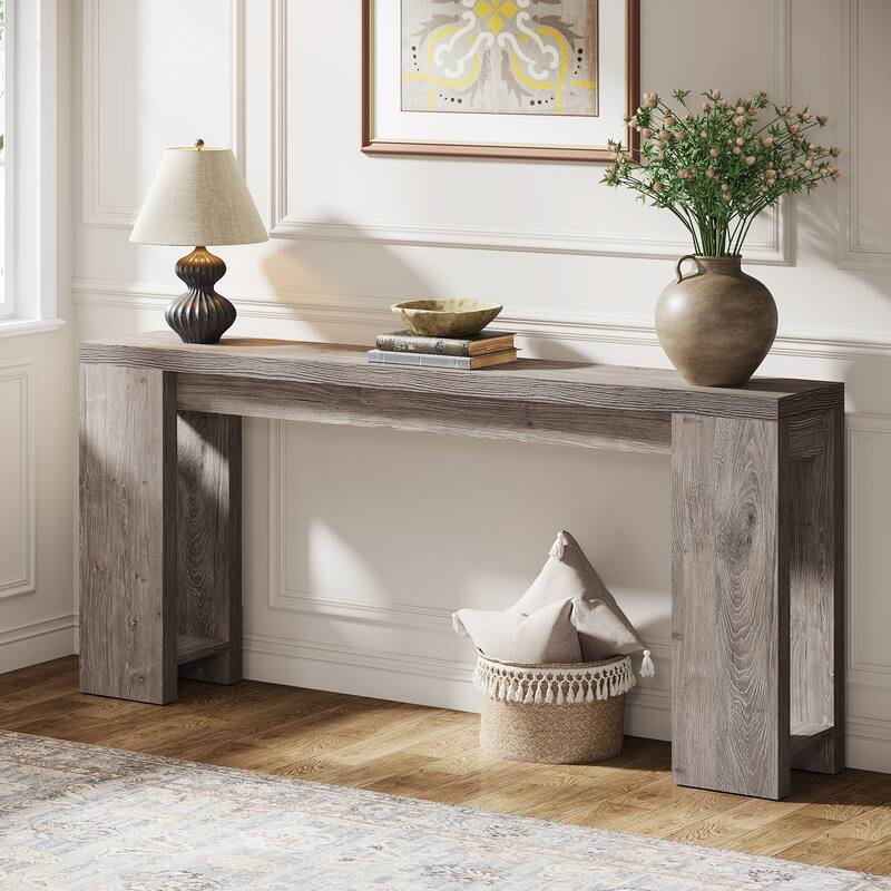 70.9 Inches Extra Long Console Table for Living Room, Hallway