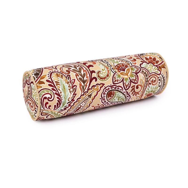 Sherry Kline Paisley Pattern Indoor/Outdoor Collection - 6"x18" Neckbolster