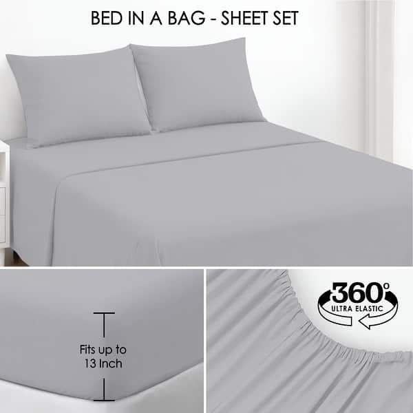 dimension image slide 1 of 3, Layla Damask Reversible Bed in a Bag