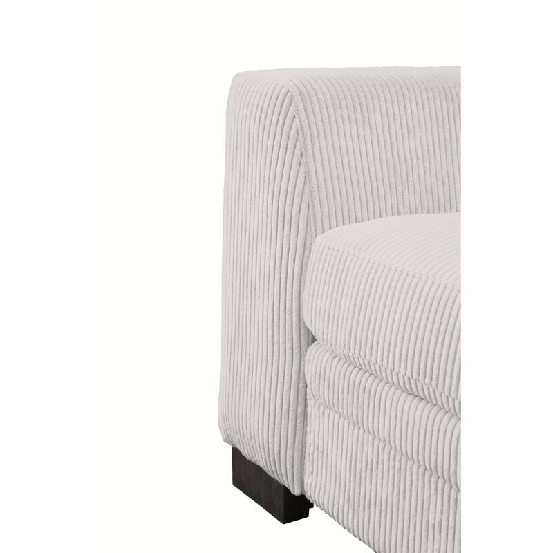 3 PCS Corduroy Flexible Combination Sectional Sofa