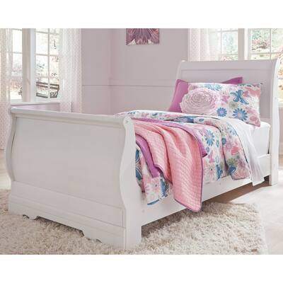 Ashley Furniture Anarasia White Twin Sleigh Headboard