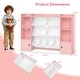 preview thumbnail 6 of 42, Costway Kids Toy Storage and Bookshelf with 8 Boxes Open Shelves & 2 - See Details