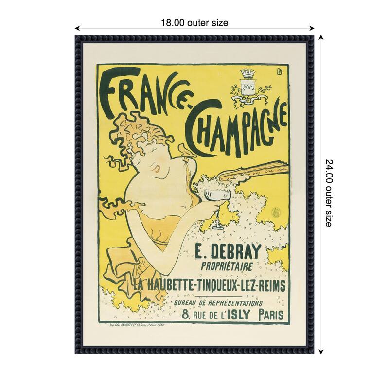 Kate and Laurel France Champagne 1889 91 Pierre Bonnard by The Art Institute of Chicago Framed Canvas Wall Art Print