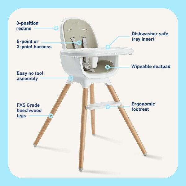 Graco Table2Table Lux Highchair, Rhodes - buybuy BABY - 42443086