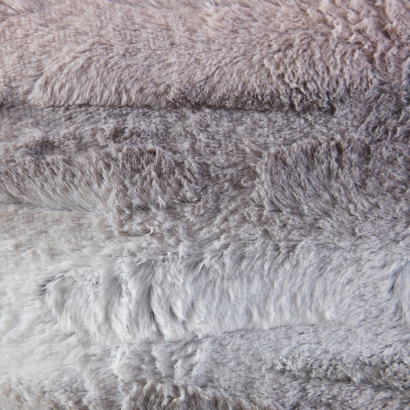 Madison Park Zuri Fax Fur Square Pillow