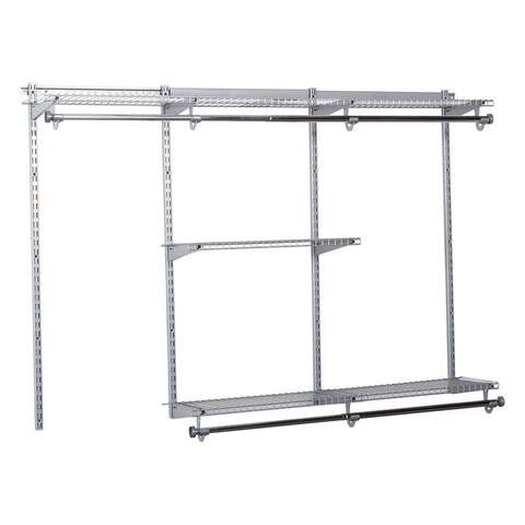 Rubbermaid Configurations 3-6 Feet Custom DIY Closet Organizer Kit (2 Pack) - 62