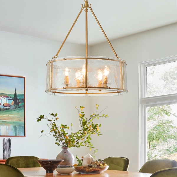 Modern drum chandelier on sale