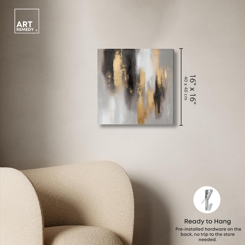 Gleaming Abyss II Canvas by Art Remedy, Gallery Wrapped