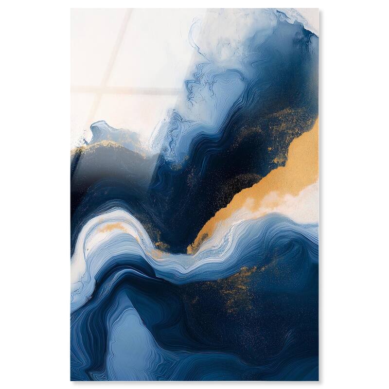 Blue Deep III Acrylic by Art Remedy, Ready to Hang - 30" x 45"