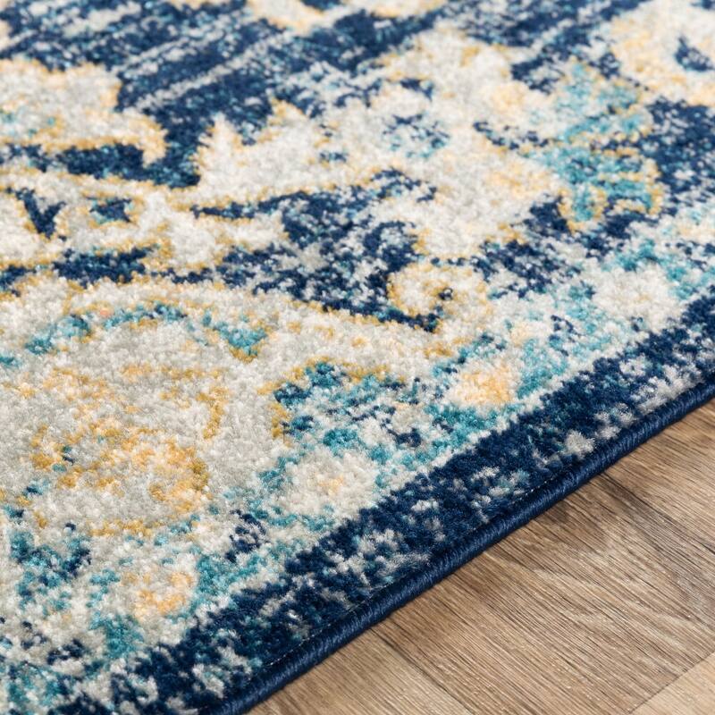 Livabliss Traditional Murat Medallion Area Rug