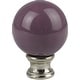 preview thumbnail 7 of 6, Ceramic Ball Lamp Finial, 2-inch Tall Purple
