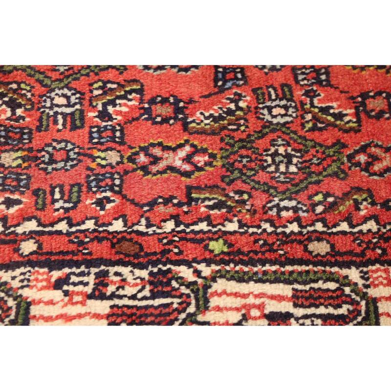 ECARPETGALLERY Hand-knotted Andelz Light Red Wool Rug - 3'5 x 4'11