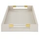 preview thumbnail 10 of 10, Uttermost Wessex Shagreen Tray - 19 W x 2.625 H x 13.875 D (inches)