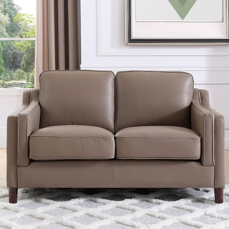 Hydeline Bella 3-piece Top Grain Leather Sofa, Loveseat, and Chair Set
