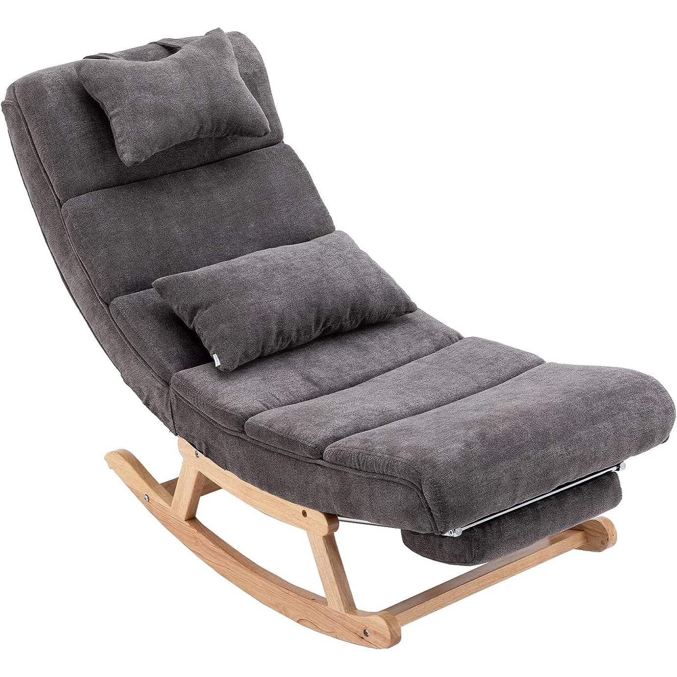 Rocking Chaise Lounges Recliner Chair with Adjustable Foot Rest Chair