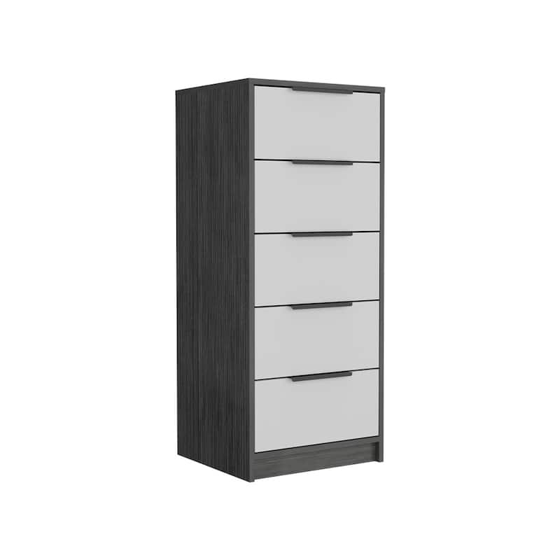 5 Drawers Dresser with Metal Handle
