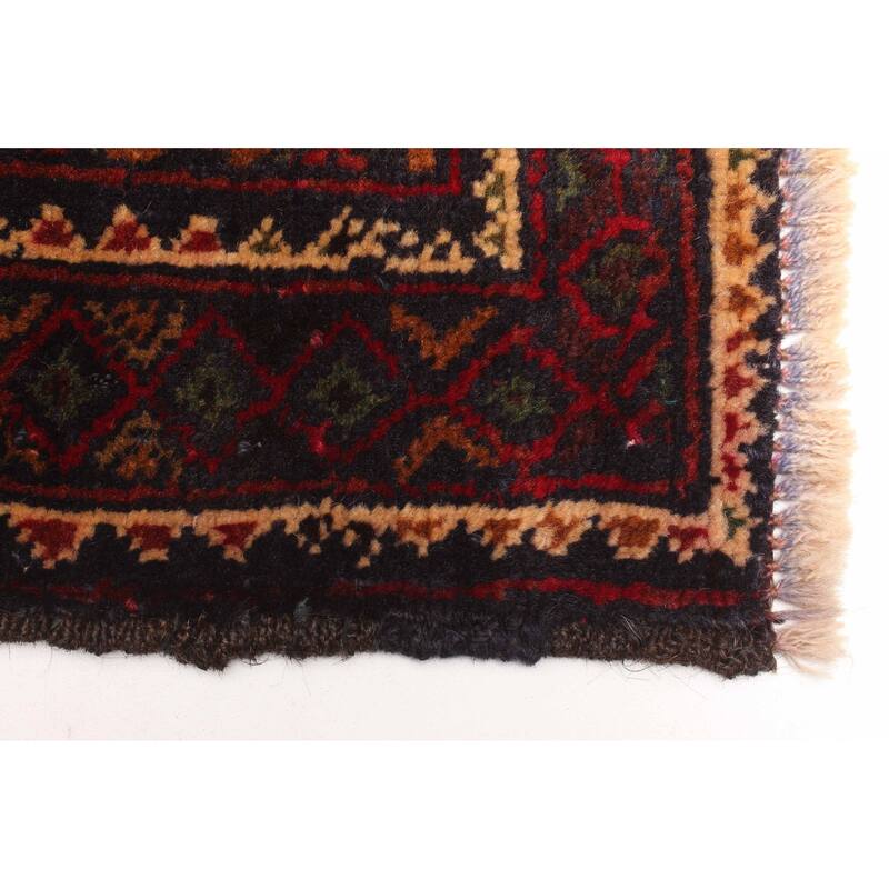 ECARPETGALLERY Hand-knotted Teimani Brown Wool Rug - 2'11 x 4'4