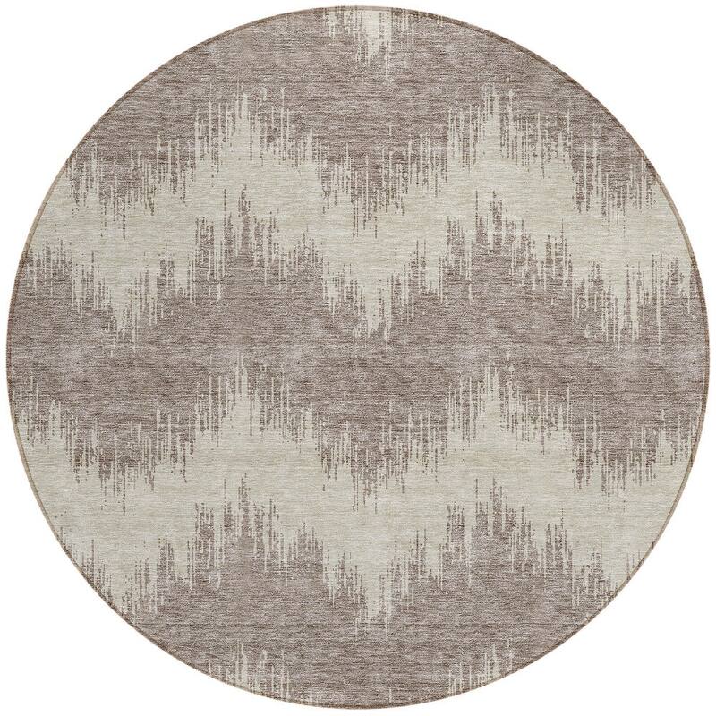 HomeRoots Chevron Transitional Rectangle Outdoor Rug