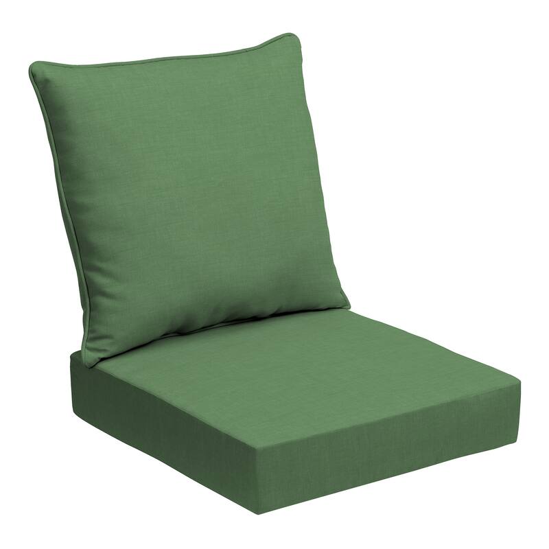ARDEN Outdoor Foam Deep Seat Cushion Set, 24 in x 24 in - Bright Moss Green Leala