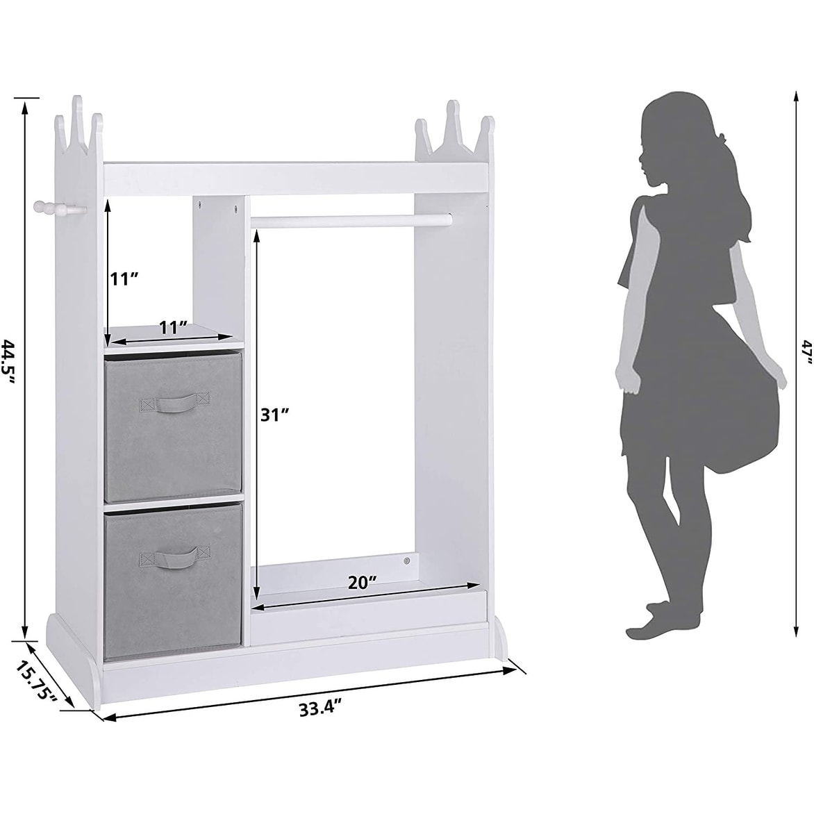 Milliard dress top up storage