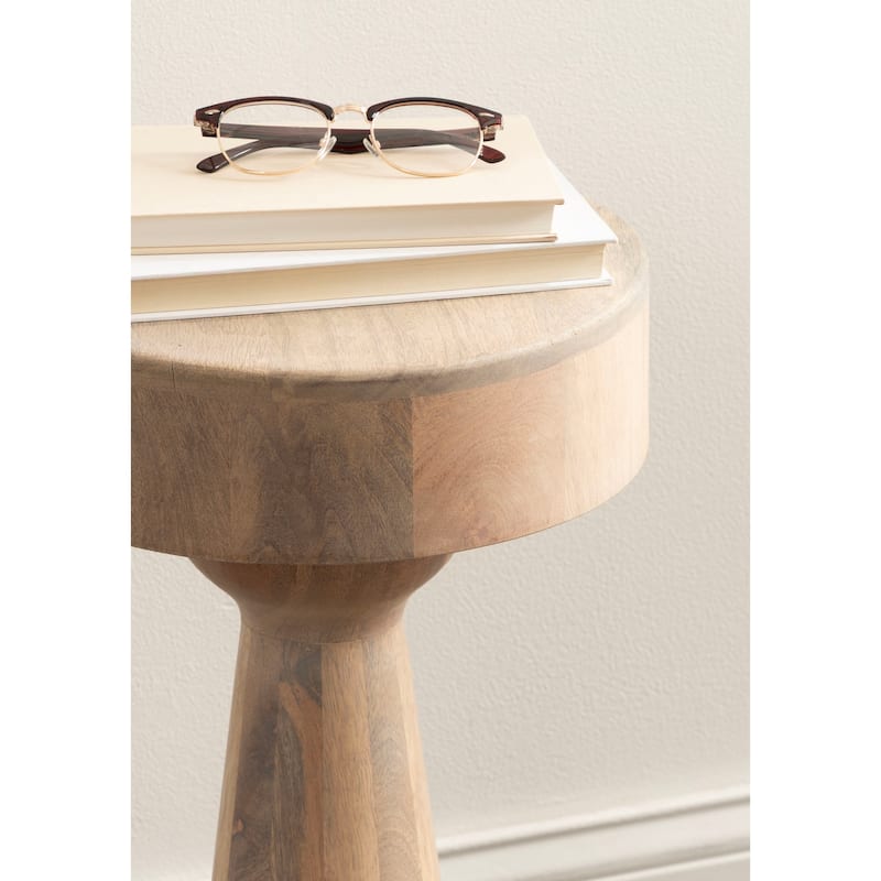 Kate and Laurel Solbrett Wood Drink Table