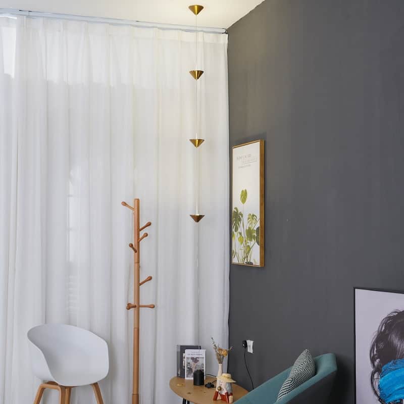 Gold Floor To Ceiling Lamp