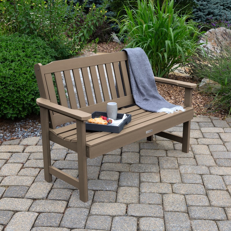HIGHWOOD Lehigh 4-foot Eco-friendly Synthetic Wood Garden Bench